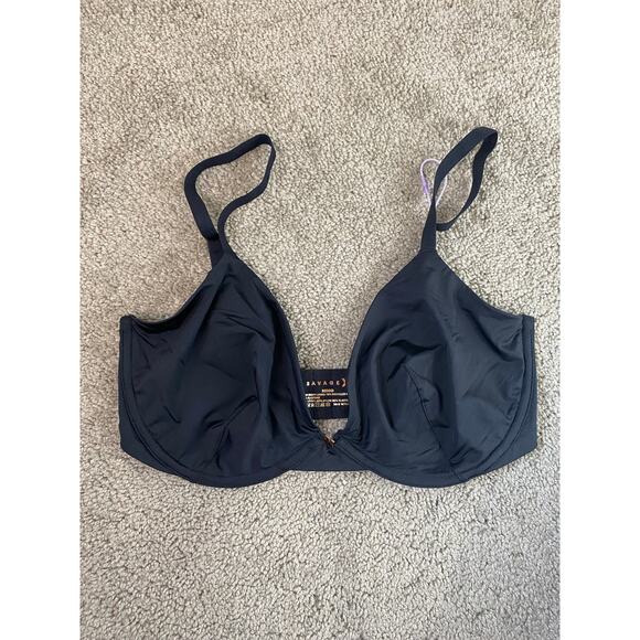 New Savage X Fenty Women's Unlined Demi Bra, Black Size 32DDD - Picture 1 of 3